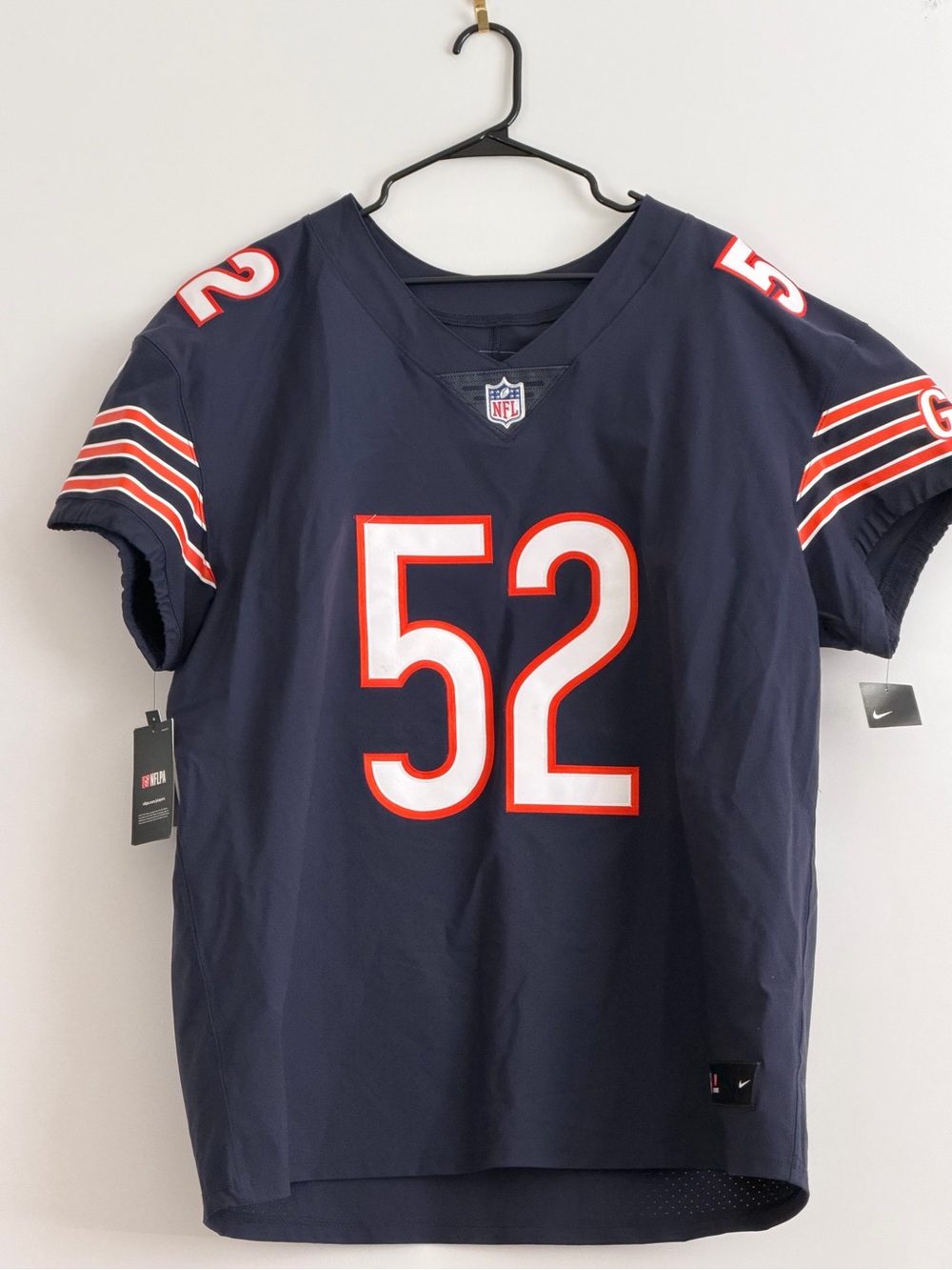 NFL Chicago Bears #52 Mack “On-Field” Authentic Football Jersey Nike (size 52)